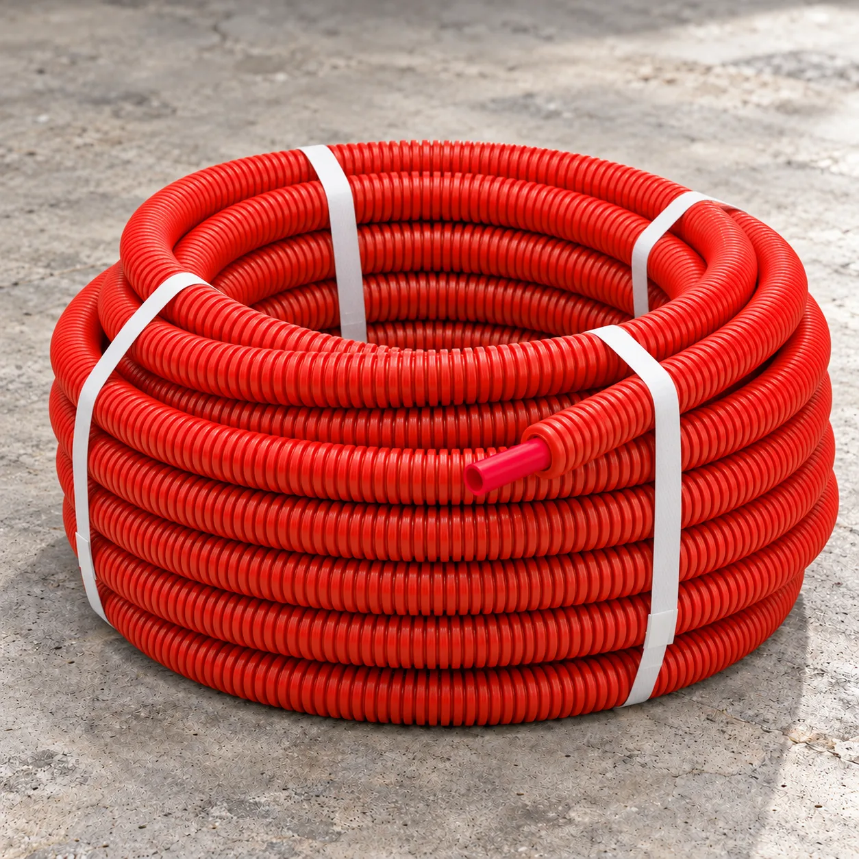 Tube Per Gainé Rouge Ø16 - 50 Mètres
