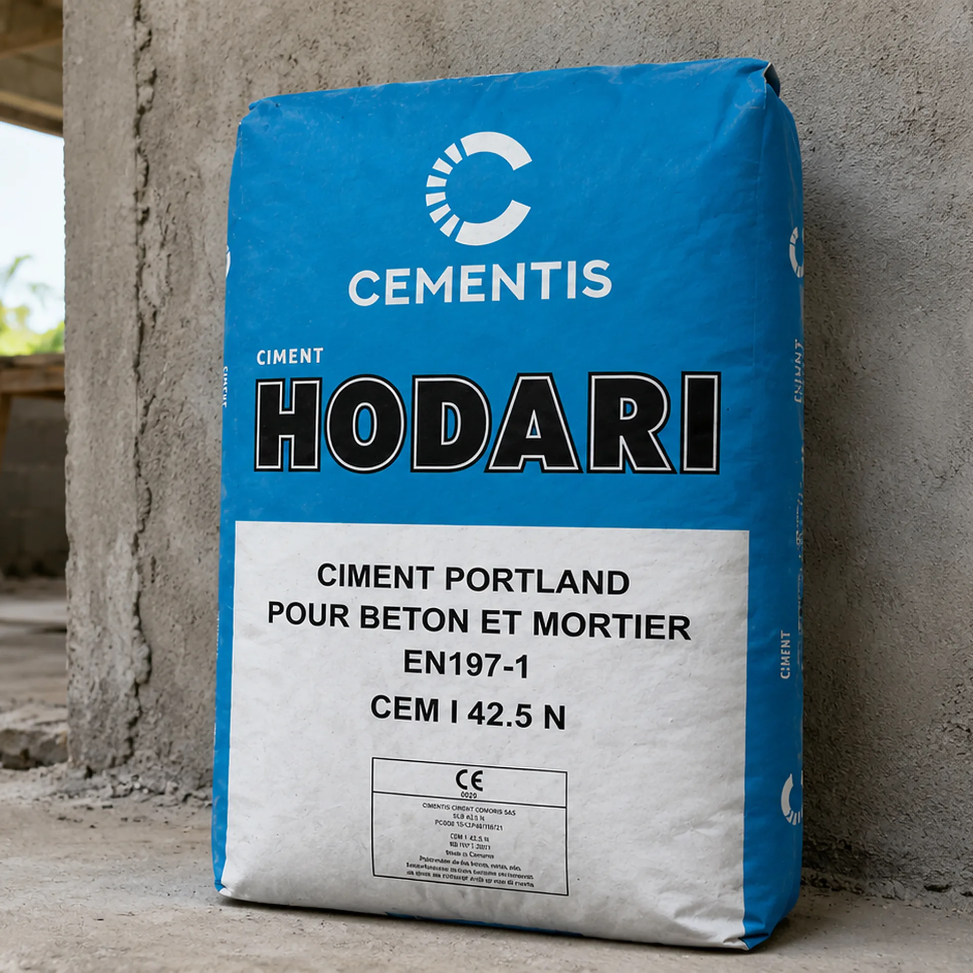 Ciment Hodari 50 Kg - Multi-usages Comores